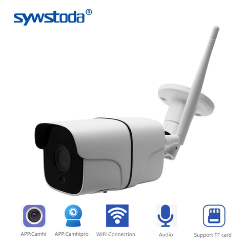 IP Camera Wifi 1080P 720P ONVIF Wireless Wired P2P CCTV Bullet Outdoor Camera With Miscro SD Card Slot Max 64G ► Photo 1/5