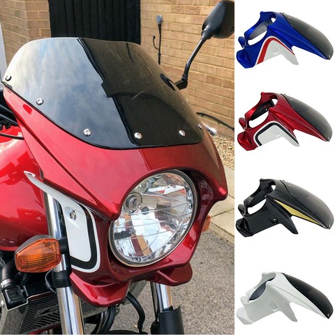 Injection molding ABS air deflector is suitable for Honda CB400 the front hood of series 7-inch round headlight streetcar ► Photo 1/6