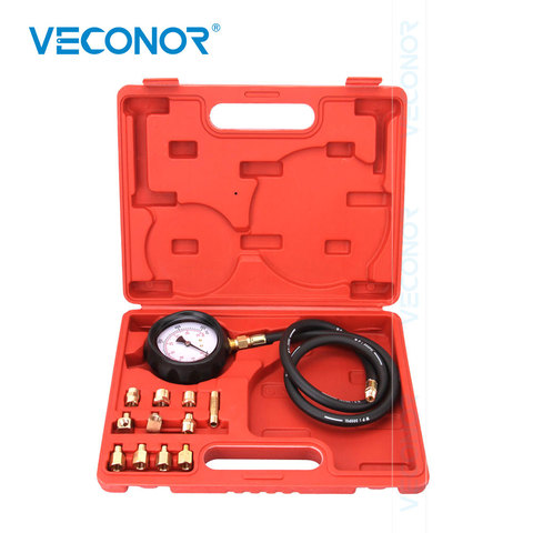 Engine Oil & Transmission Pressure Tester Gauge Diagnostic Test Kit 500 PSI With Blue or Red Case ► Photo 1/6