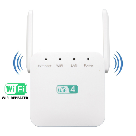 CHANEVE 300Mbps WiFi Repeater WiFi Extender Amplifier WiFi Booster Wi Fi Signal  Long Range Wireless Wi-Fi Repeater Access Point ► Photo 1/6