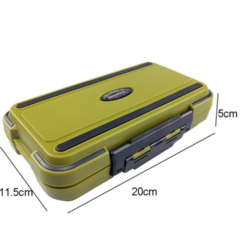 20*12*5CM DIY Fishing Tackle Box Waterproof Double Side Storage Box For Lure Hooks Carp Fishing Accessories 30 Compartments J378 ► Photo 1/5