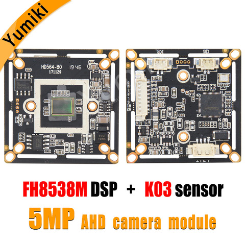 5MP 2704*1950 CCTV 5MP Camera module board CMOS HD AHD Camera Module FH8538M DSP+K03 sensor ► Photo 1/4