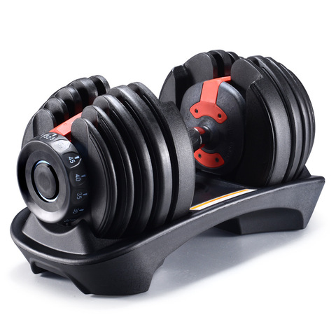 Men's Outlet Automatic Quick Adjustable Dumbbell Set 24kg 52.5 Lbs Gym Dumbbell ► Photo 1/5