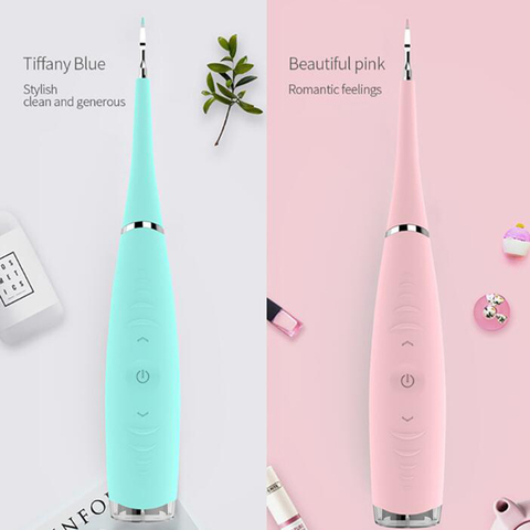 USB Recharge Vibration Sonic Dental Scaler Tooth Calculus Remover Tooth Stains Tartar Cleaner Tool Whiten Teeth Dropshipping ► Photo 1/6
