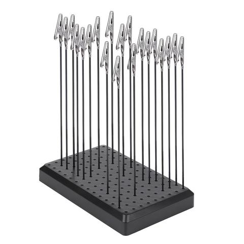 9 x 14 Holes Painting Stand Base with 20pcs/10pcs Metal Alligator Clip Stick Modeling Tool Set Toys Hobbies Accessories ► Photo 1/6