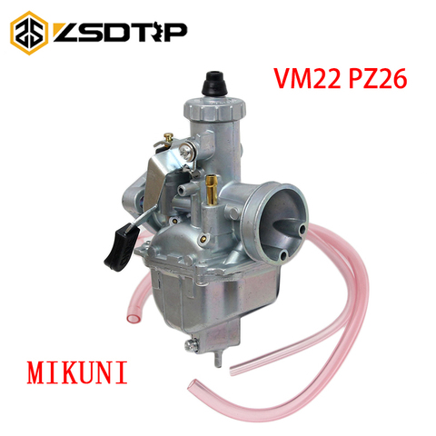 ZSDTRP 26mm Carburetor VM22 Carb For Lifan YX SSR CRF50 CRF70 140 125 110 cc Engine Mikuni Pit Dirt Bike ATV ► Photo 1/6