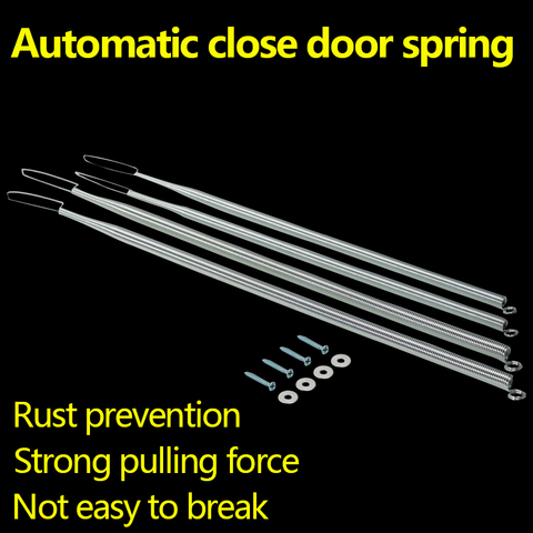 Automatic Close Door Spring 65Mn Tension Spring Sliding Door Spring 2Pcs ► Photo 1/3