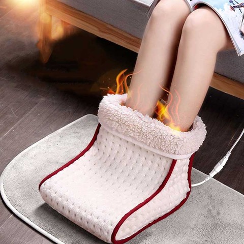 Electric Heated seat Warm Foot Warmer heating pad Washable Heats Control Settings Warmer Cushion Thermal Foot Warm Massage Gift ► Photo 1/6