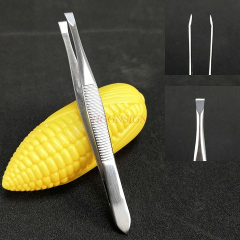 tweezers Professional Female Round Tip Eyebrow Tweezer Hair Remover Clip Facial Makeup Tool False Eyelashes Beauty Stainless ► Photo 1/6