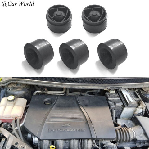 5Pcs Car Front Engine Protective Cover Rubber Cushion Engine Under Plate Pad 6XDB ► Photo 1/6