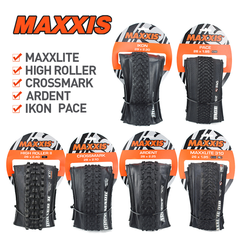 MAXXIS 26 CrossMark/Ikon/Pace/ARDENT MTB Tires 26*1.95/2.2/2.25/2.4 27.5*1.95/2.1/2.2/2.4 29*2.2 Folding Tyre Mountain Bike Tire ► Photo 1/6