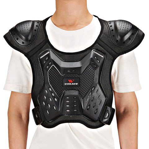 WOSAWE Unisex Motorcycle Armor Jacket Motocross Armor Vest Chest Shoulder Hand Joint Protection Spine Chest Gear ► Photo 1/6