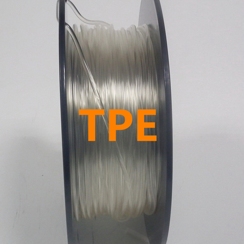 TPE 3D PRINTER FILAMENT 0.5kg Soft 1.75MM/3MM 1KG elastic rubber flexible materials printing  ±0.02mm best sellers seller HOT ► Photo 1/6