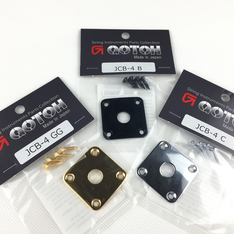 1 Piece GOTOH Square Flat Metal Jack Plate For Electric Guitar Bass MADE IN JAPAN ► Photo 1/5