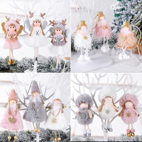 Angel Doll Christmas Ornaments Merry Christmas Decorations for Home Garland Christmas Tree Decor Navidad Xmas 2022 New Year 2022 ► Photo 1/6