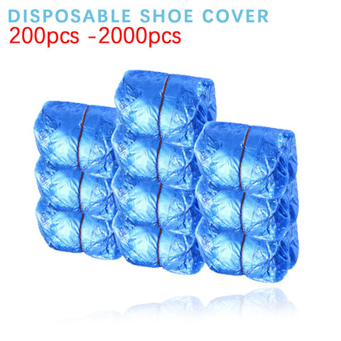 2000pcs Anti Slip Waterproof Boot Covers Disposable Shoe Covers Overshoes Safety Protection from Home/Hotel/Rainy Season ► Photo 1/6