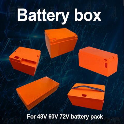 48V 60V 72V 20Ah 60V 10AH 15Ah 36V 30Ah 25Ah battery box lithium battery case empty battery box for 72v 60V 20Ali ion lifepo4 ► Photo 1/5