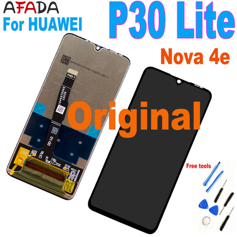 Original 6.15'' for Huawei P30 Lite LCD Display Nova 4e MAR-LX1 LX2 AL01 Touch Screen Assembly Replacement Repair Parts ► Photo 1/6