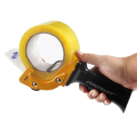 80mm Heavy Duty Tape Gun Dispenser 3 Inch Large Packing Packaging Sealing Cutter for Office Use, Warehouse Workers; Random Color ► Photo 1/5