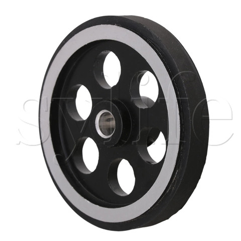 200mm Aluminum Rubber Meter Encoder Wheel for Rotary Encoder 7mm Bore ► Photo 1/1