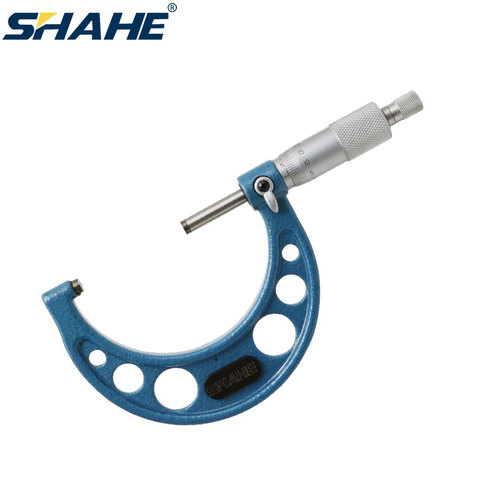 SHAHE  0.01 mm 50-75 mm blue outside micrometer mechanical gauges micrometer measuring tool Micrometric caliper ► Photo 1/6