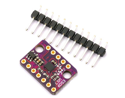 GY-LSM6DS3 LSM6DS3 Accelerometer Gyro Embedded Digital Temperature Sensor Module SPI IIC I2C Interface Module 8kb FIFO Buffer 5V ► Photo 1/1