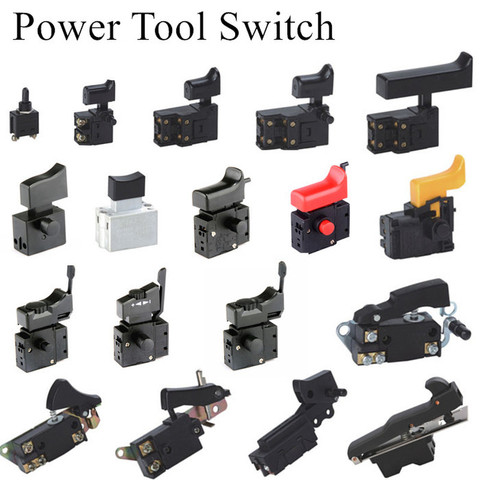 miniature Power Tool Switch Speed Control Trigger Button for angle grinder Electric hammer Impact drill Equipment Accessories ► Photo 1/6