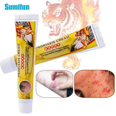 Sumifun 1pcs Tiger Balm Skin Problem Treatment Eczema Psoriasis Dermatitis Ointment Herbal Antibacterial Cream Anti-Itch Plaster ► Photo 1/6