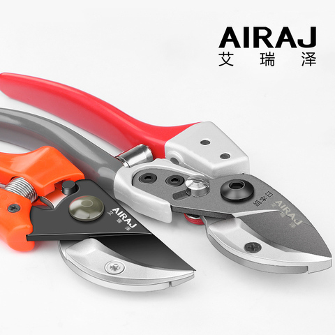 AIRAJ Garden Pruning Shears Multi-spec Shrub Manual Pruning Tools Powerful Ratchet Rootstock Graft Trimming Tools ► Photo 1/6