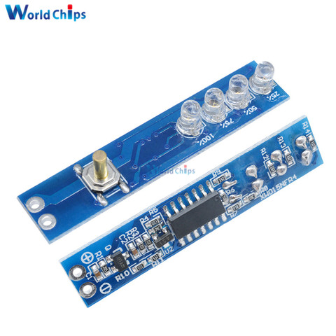 1S/2S/3S/4S Lithium Battery Capacity Indicator LED Display Board Power Level Indicator For 1/2/3/4pcs 18650 Lithium Battery DIY ► Photo 1/6