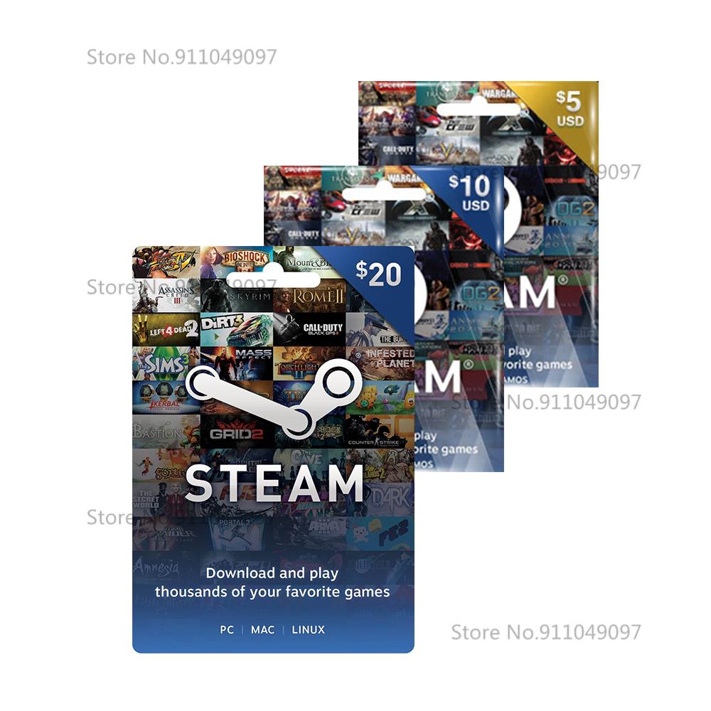 US Steam Gift Card exchange for Steam Wallet Recharge 5/10/15/20/25 USD -  Price history & Review | AliExpress Seller - Online Game Card Store |  Alitools.io