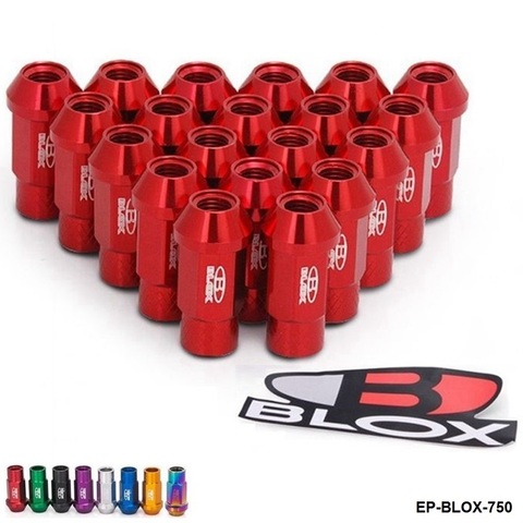 Wheel Nuts Blox Forged 7075 Aluminum Wheel Lug Nuts M12X1.25 / M12X1.5, L: 50mm 20Pcs EP-BLOX-750-ALBZ ► Photo 1/6