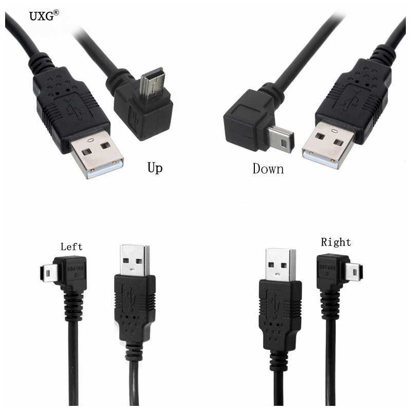 5Pin Mini USB 2.0 Male to mini usb Female Extension data cable  0.5m 