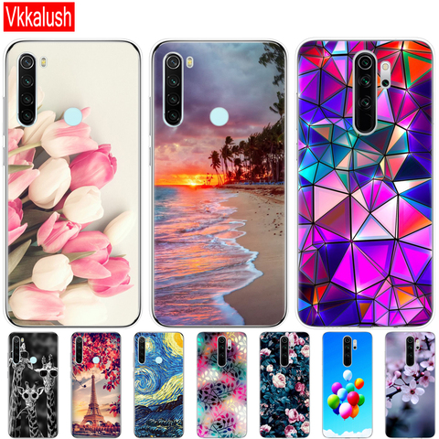 for xiaomi redmi note 8T case silicon soft tpu case for xiaomi redmi note 8 pro global case fundas coque redmi note 8 cover cute ► Photo 1/6