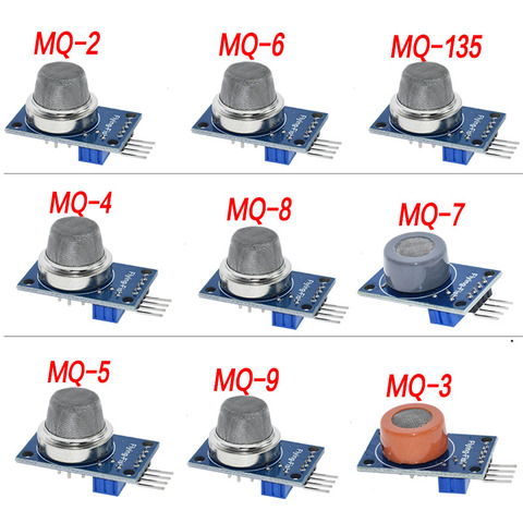 MQ-2 MQ-3 MQ-4 MQ-5 MQ-6 MQ-7 MQ-8 MQ-9 MQ-135 Detection Smoke methane liquefied Gas Sensor Module for Arduino Starter DIY Kit ► Photo 1/6