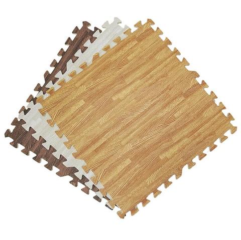6/12/15/18/24pcs Soft Wood Puzzle Mat Baby Children Kids Play Game Exercise Carpet Gym Floor Tiles Soft Floor Foam Mat 30X30cm ► Photo 1/6