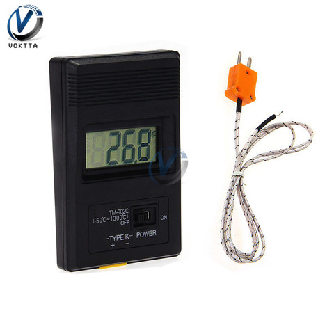 TM902C Digital Temperature Meter K Type Thermometer Sensor Tester Detector Thermocouple Probe Needle Probe -50℃ to 1300℃ ► Photo 1/6