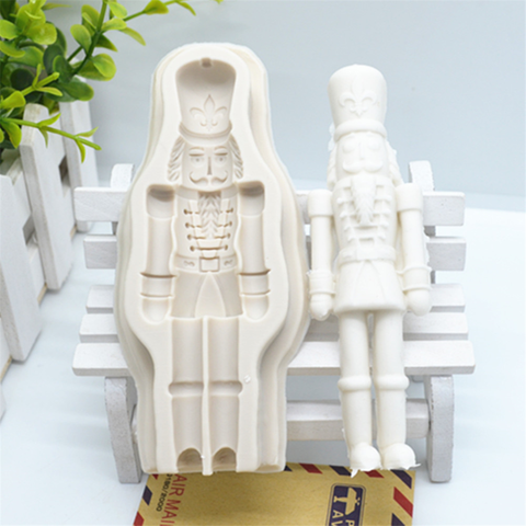 Luyou 1pc Soldier Silicone Fondant Molds Birthday Cake Decorating Tools Resin Molds Pastry Kitchen Baking Accessories  FM1892 ► Photo 1/6