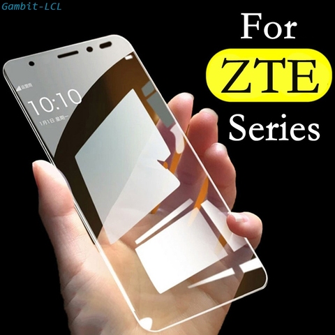 Tempered Glass For ZTE Blade A5 A7 2022 V7 V9 Vita A6 Lite A510 A512 A520 A530 Screen Protector 9H 2.5D Phone Protective Cover ► Photo 1/6
