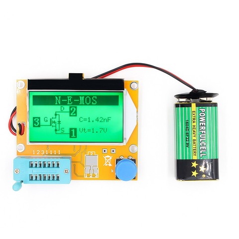 Mega328 Transistor Tester Diode Triode Capacitance ESR Meter MOS/PNP/NPN L/C/R ► Photo 1/6