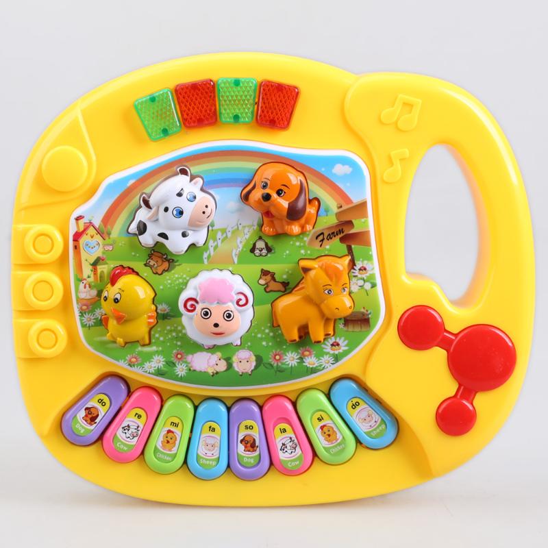 Baby Toddler Musical Educational Animal Cartoon Phone Developmental Kids Toy 