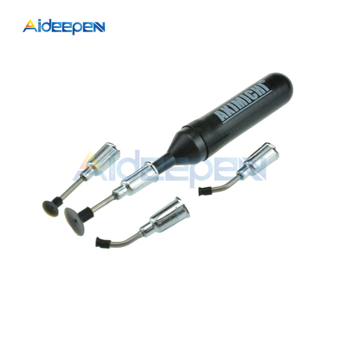 1Set IC SMD Vacuum Sucking Suction Pen Remover Sucker Pump IC SMD Tweezer Pick Up Tool Solder Desoldering With 3 Suction Headers ► Photo 1/6
