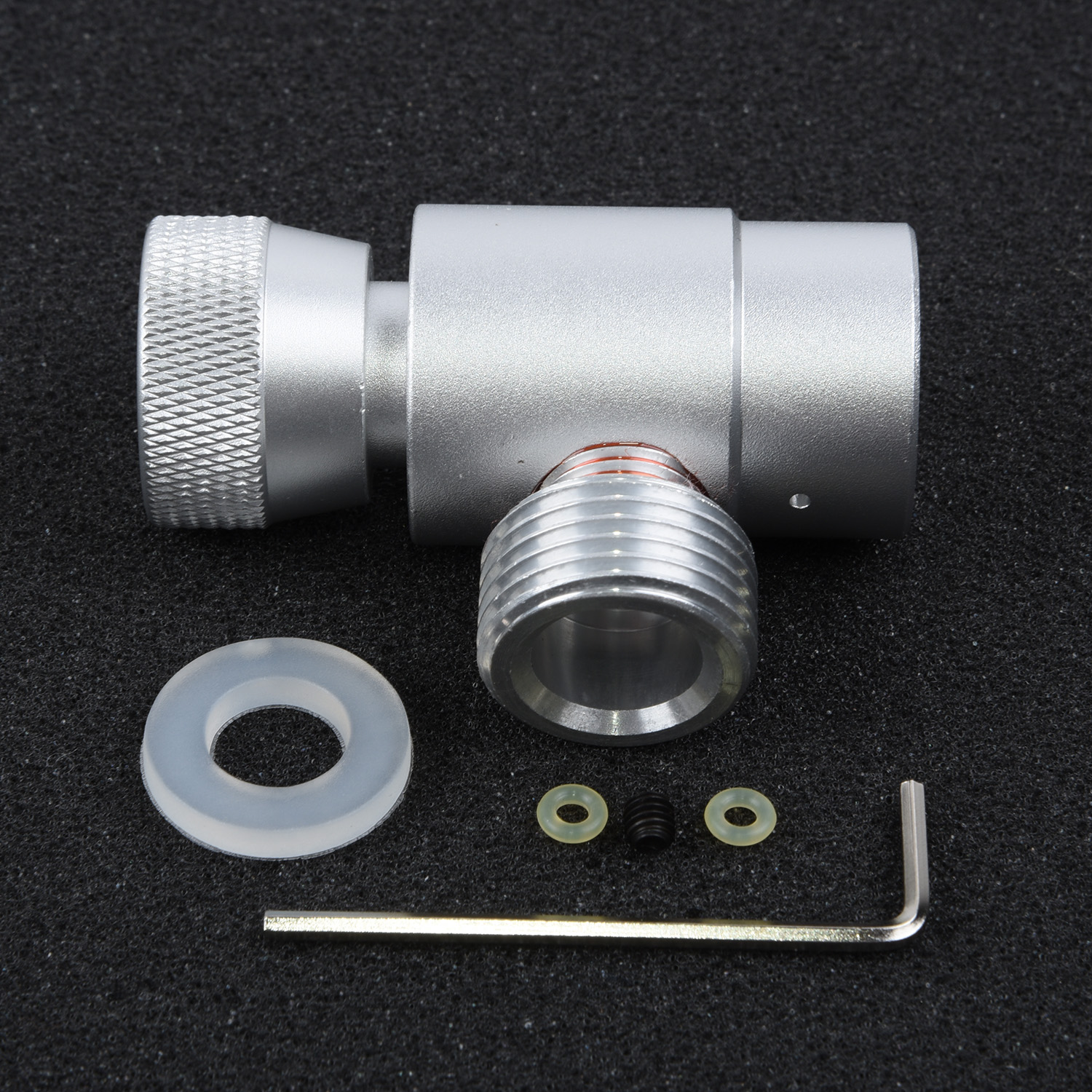 Metal CO2 Gas Filling Refill Adapter Connector For Sodastream Soda Tank- Silver ► Photo 1/1