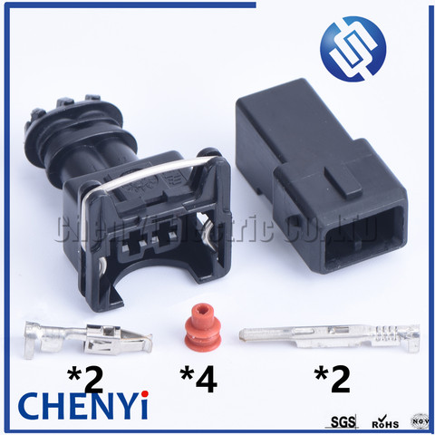 2 set 2 Pin efi series male female Replacement Waterproof Electrical Wire Connector Plug EV1 282762-1 282189-1 ► Photo 1/6