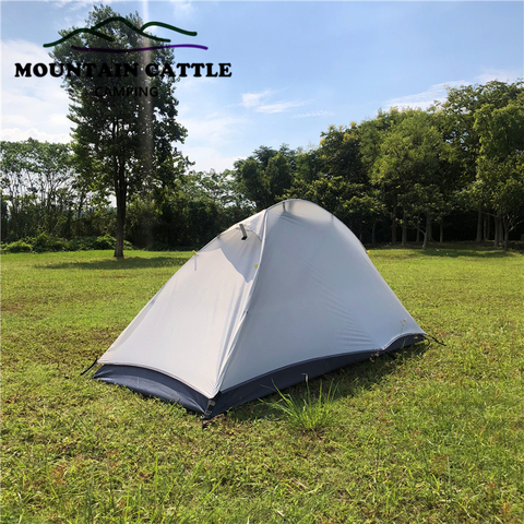 Ultralight 1 Person Camping Tent Outdoor Backpacking Trekking Hiking Cycling Single Tents Waterproof PU3000 Weight 1.45KG ► Photo 1/6