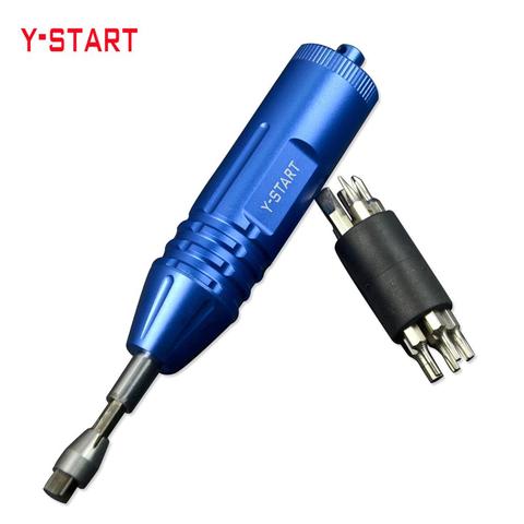 Y-START MT01 Multifunctional Knives Tools With 11 Pcs Torix Screwdrivers Aluminum Alloy Handle ► Photo 1/6