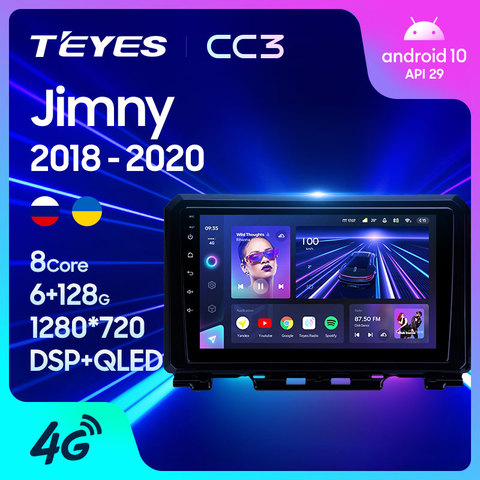 TEYES CC3 For Suzuki Jimny JB64 2022 - 2022 Car Radio Multimedia Video Player Navigation stereo GPS Android 10 No 2din 2 din dvd ► Photo 1/6