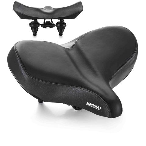 LINGMAI Soft  Bike Saddle Bicycle Seat Comfortable Mountain Bike Seat Saddle Cushion Pad Sports Cushion Cycling Seat for Bicycle ► Photo 1/6