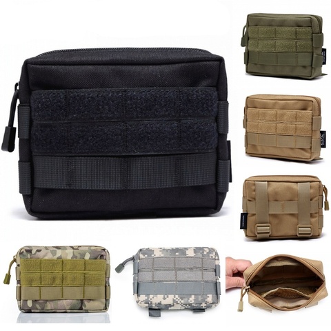 Multifunctional Mini Tactical Military Modular Molle Pouch Waist Bag Camo Casual Waist Pack Utility Tools Mobile Phone Case ► Photo 1/6