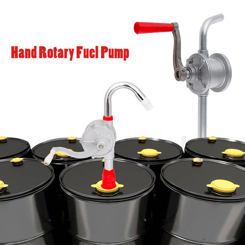 Motorcycle Hand Rotary Oil Pump Manual Hand Crank Rotary Pump Oil Fuel Transfer For Car Auto Truck Trailer RV Boat Marine Etc ► Photo 1/6